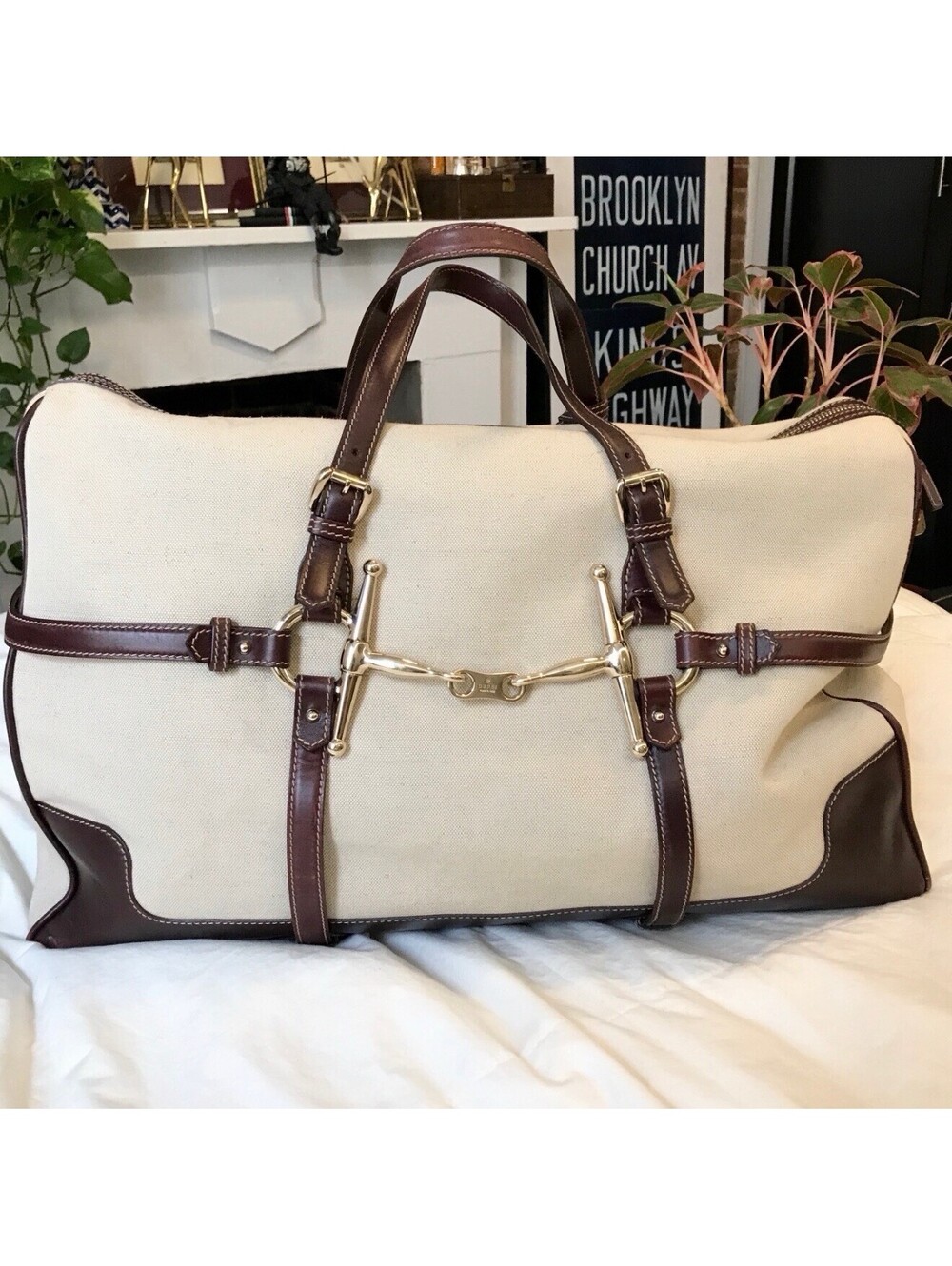 RARE Tom Ford GUCCI Horsebit 85th Anniversary Weekender Duffle Overnight Bag